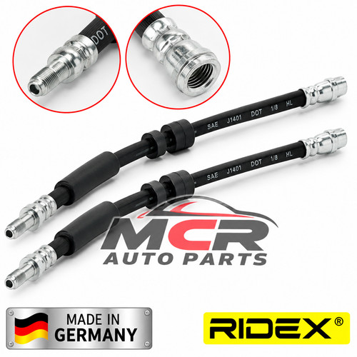Rear brake flexi hoses pair - hoses,