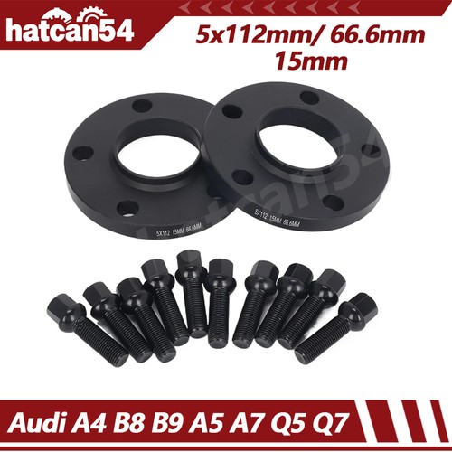 Black wheel spacers 15mm for - wheel,